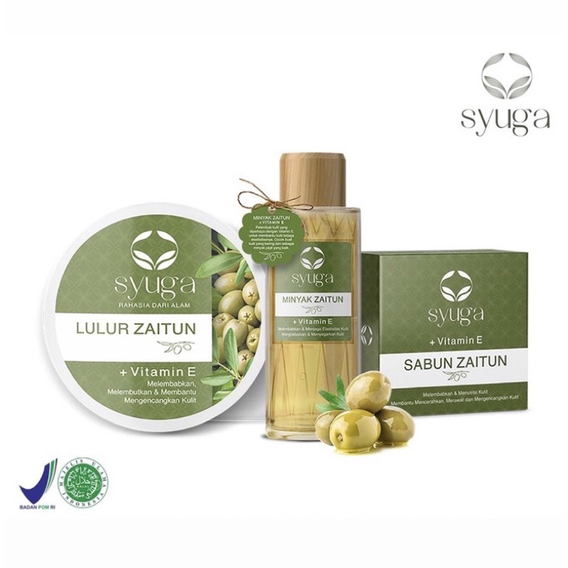 ❤️GIDOSHOPPA❤️SYUGA Sabun Zaitun | Lulur Zaitun | Minyak Zaitun