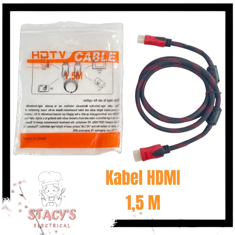 KABEL HDMI 1,5M (Merah)