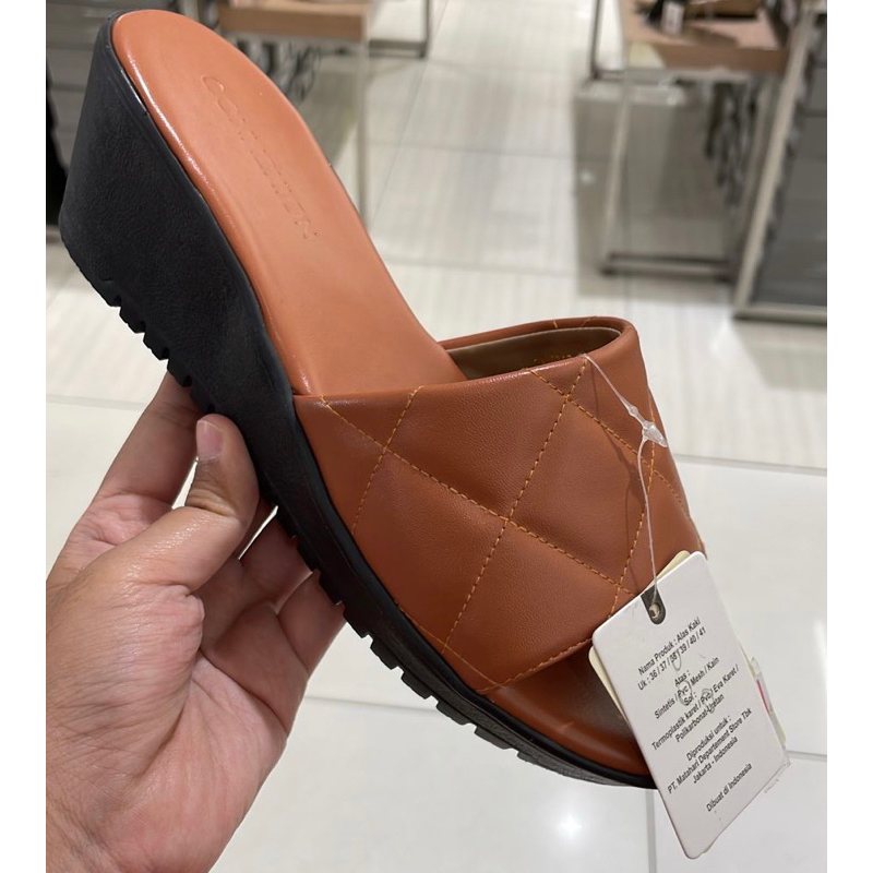 CONNEXION Sandal wedges wanita (36-40)