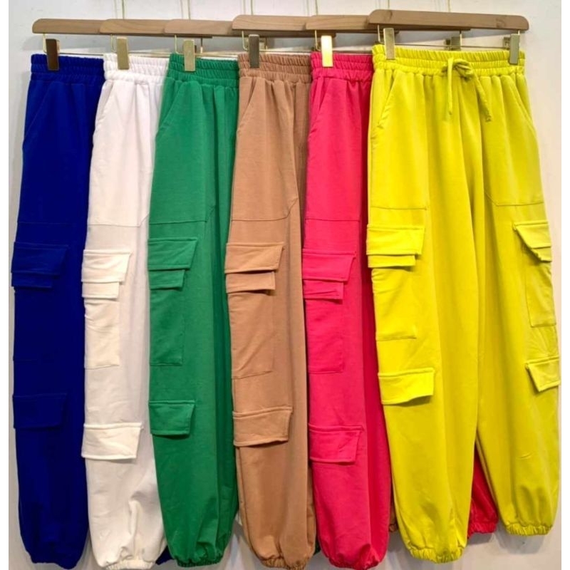 cargo pants - celana cargo premium - celana cargo fusia - celana lemon - celana kargo - cargo kulot 