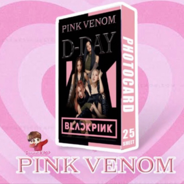 darurat.kpop - Photocard BLACKPINK pink venom dll