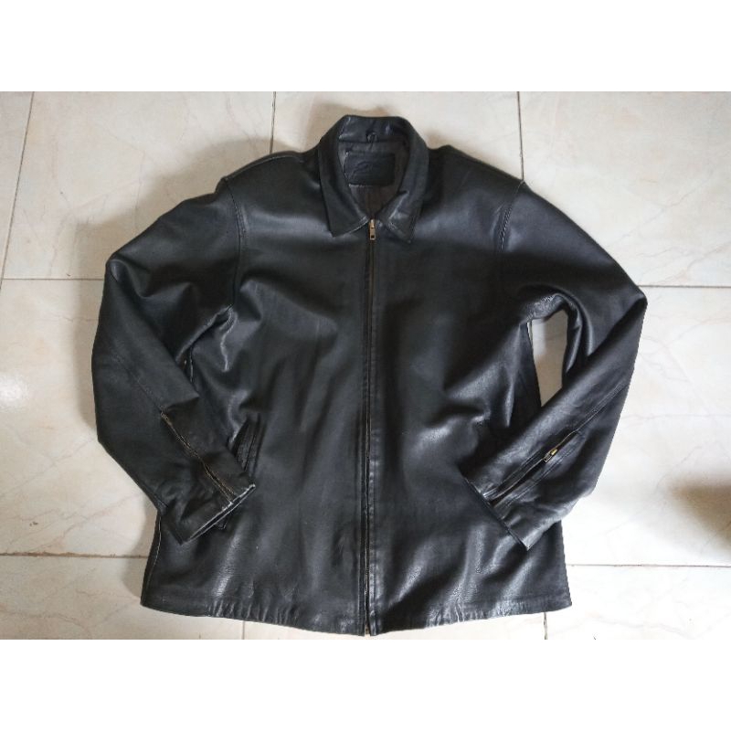 JAKET CLASIC KULIT  PRELOVE -  JAKET CLASIC KULIT SECOND - JAKET CLASIC KULIT BEKAS - LEATHER JACKET