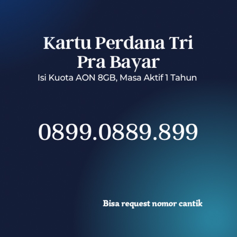 Nomor Cantik TRI 270921.3