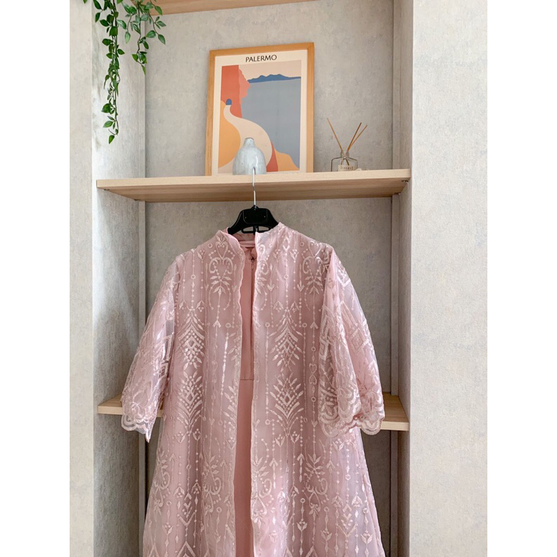 KEYLA SET DRESS OUTER TILLE BORDIR/DRESS TILLE KONDANGAN/DRESS SET OUTER LEBARAN/DRESS BRIDESMAID/DRESS MATERNITY