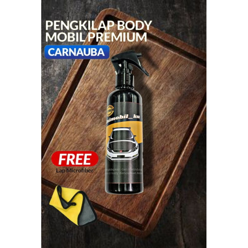 Pengkilap mobil dengan Carnauba