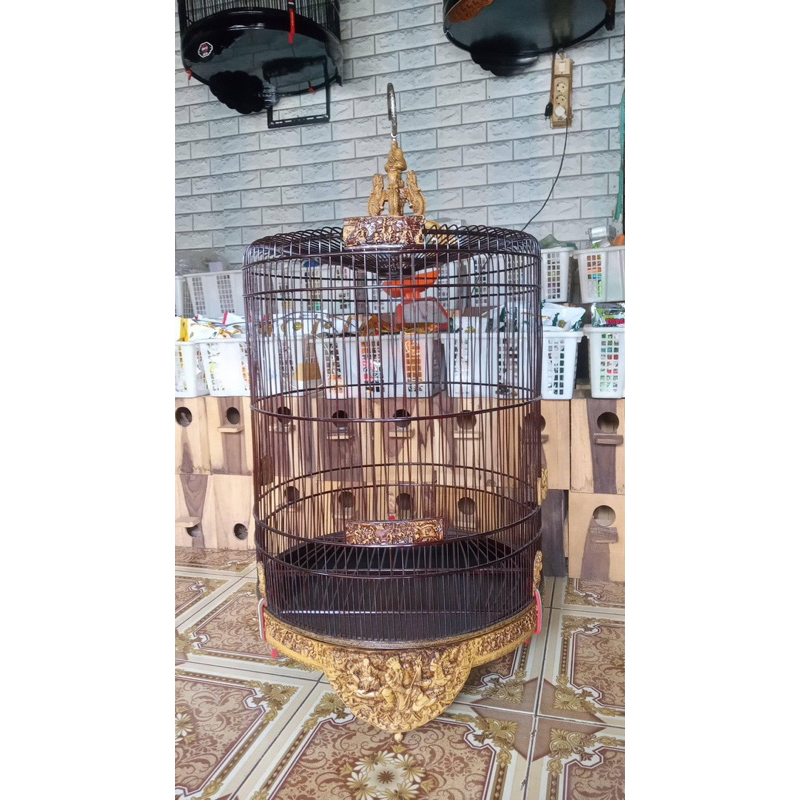 SANGKAR KANDANG MURAI FIBER UKIR DEWA