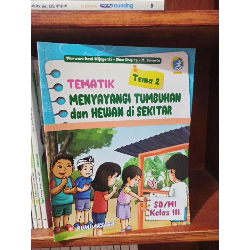 BUKU BEKAS TEMATIK KELAS 3 SD TEMA 2 BUMI AKSARA KURIKULUM 2013
