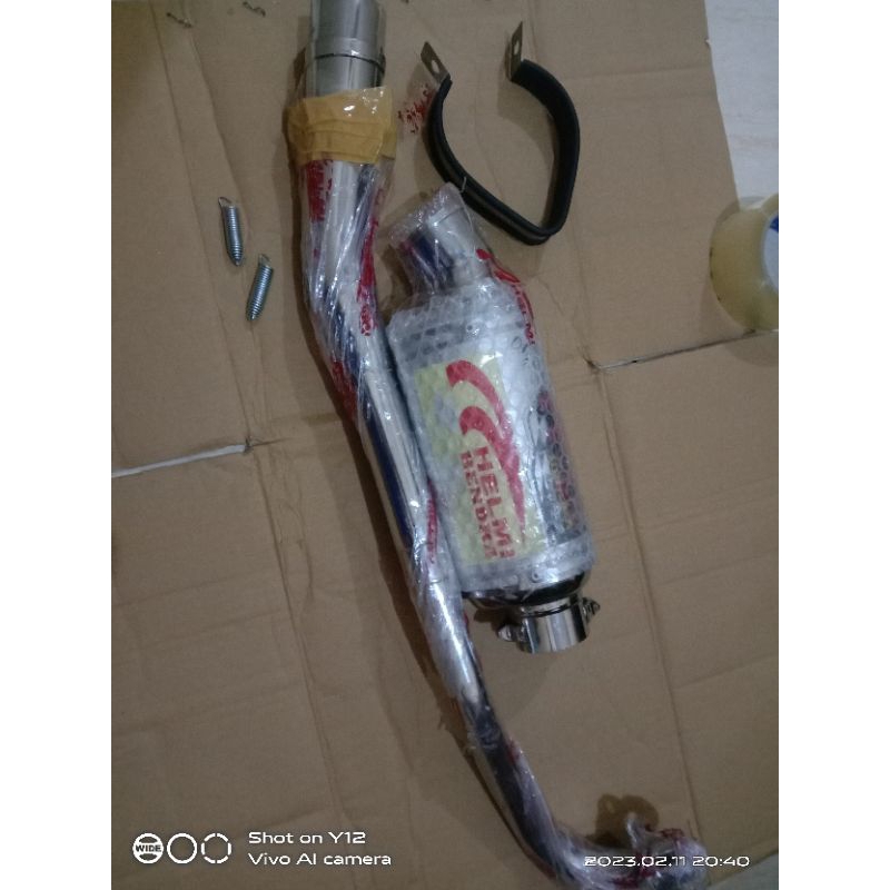 knalpot netral jupiter z,supra x,supra fit new,shogun 125,smash helmi hendra oval