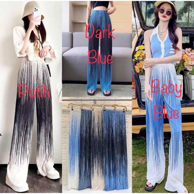 NANNA Celana Bangkok/Celana Kulot Highwest Jersey Premium Gradasi BKK/CELANA IMPORT BANGKOK/CELANA W