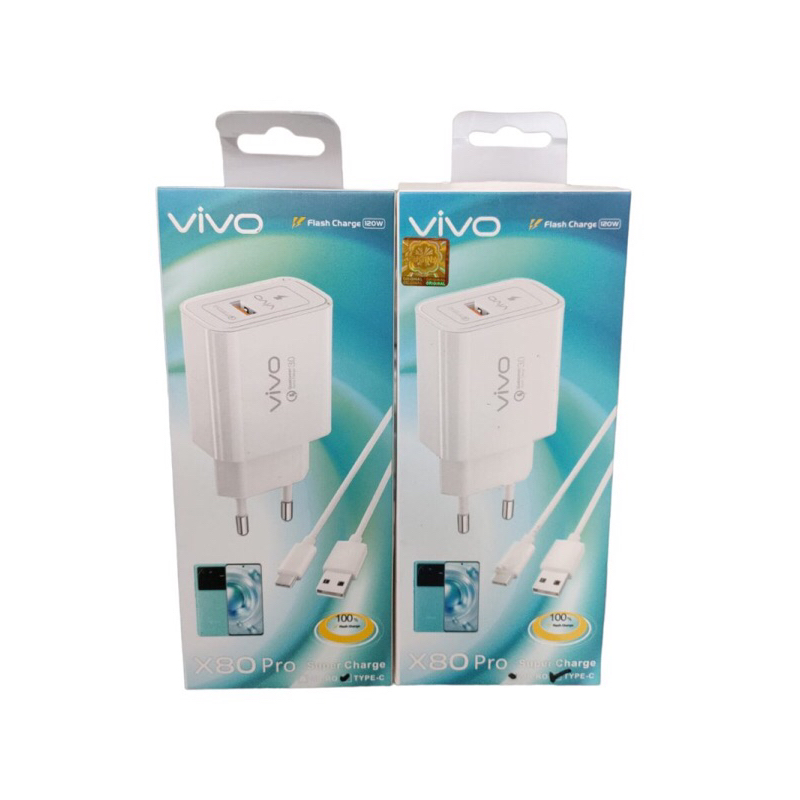 Charger vivo X80 Pro 120w ori 100 support fast charging flash quick