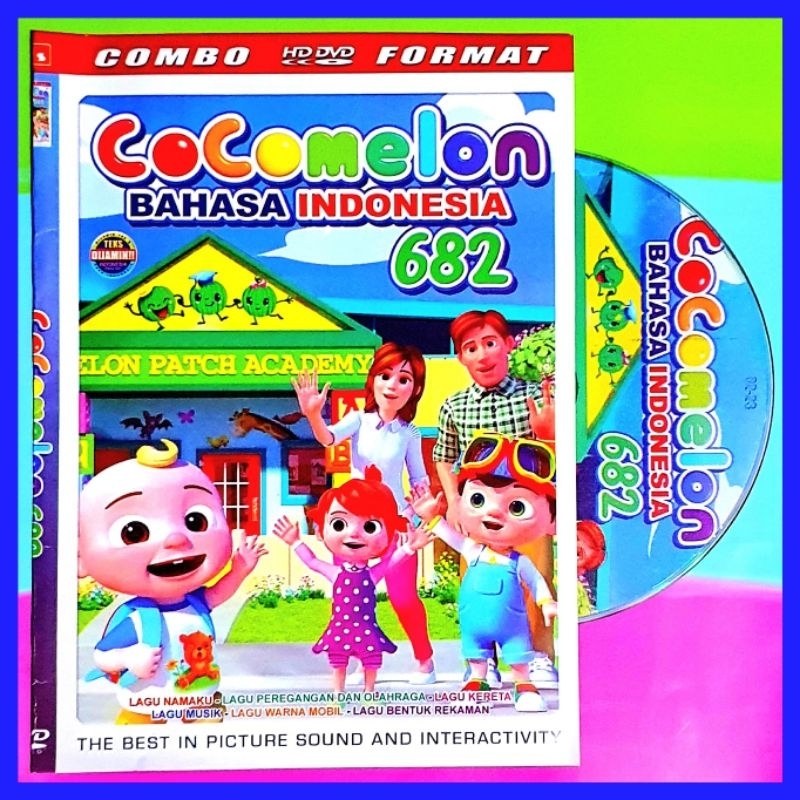 DVD COCOMELON BAHASA INDONESIA TERBARU - DVD EDUKASI ANAK ANAK - DVD BELAJAR MENGENAL ANGKA - DVD BE