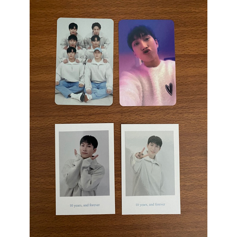 BTOB OFFICIAL PHOTOCARD PC EUNKWANG, GROUP (TRADING CARD, POLAROID SET) BE TOGETHER BTOB TIME 10TH