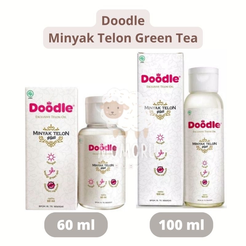 Doodle Minyak Telon Bayi Aroma Green Tea 60ml 100ml Original Telon Oil