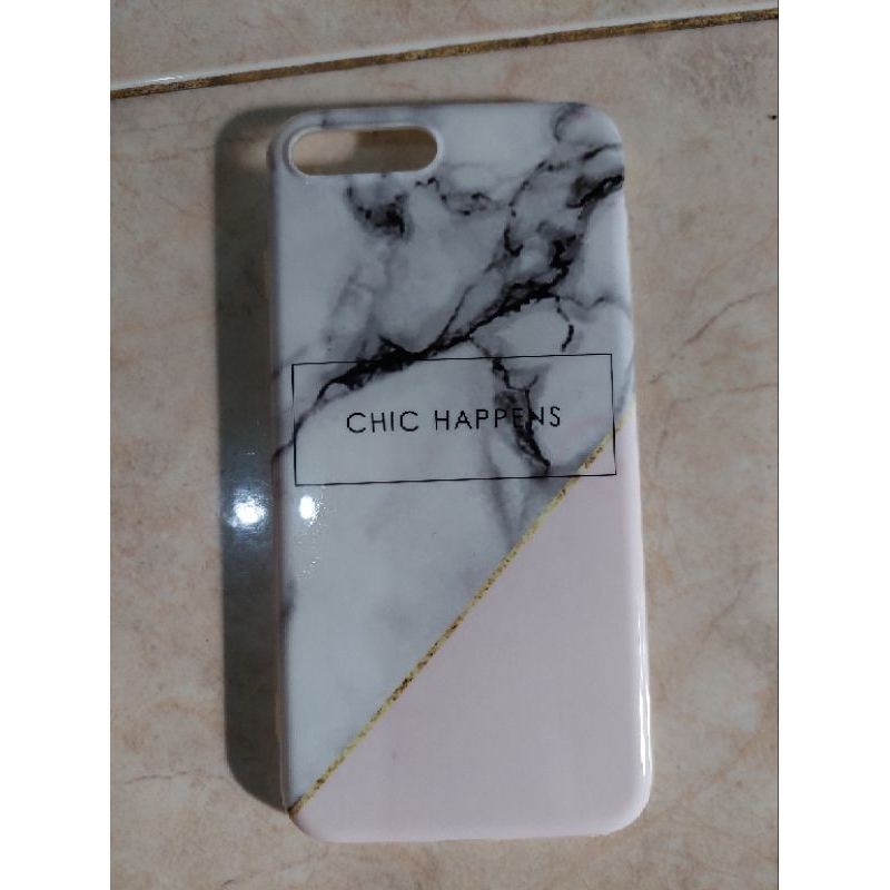 Case iphone 7plus aesthetic lucu hitam premium