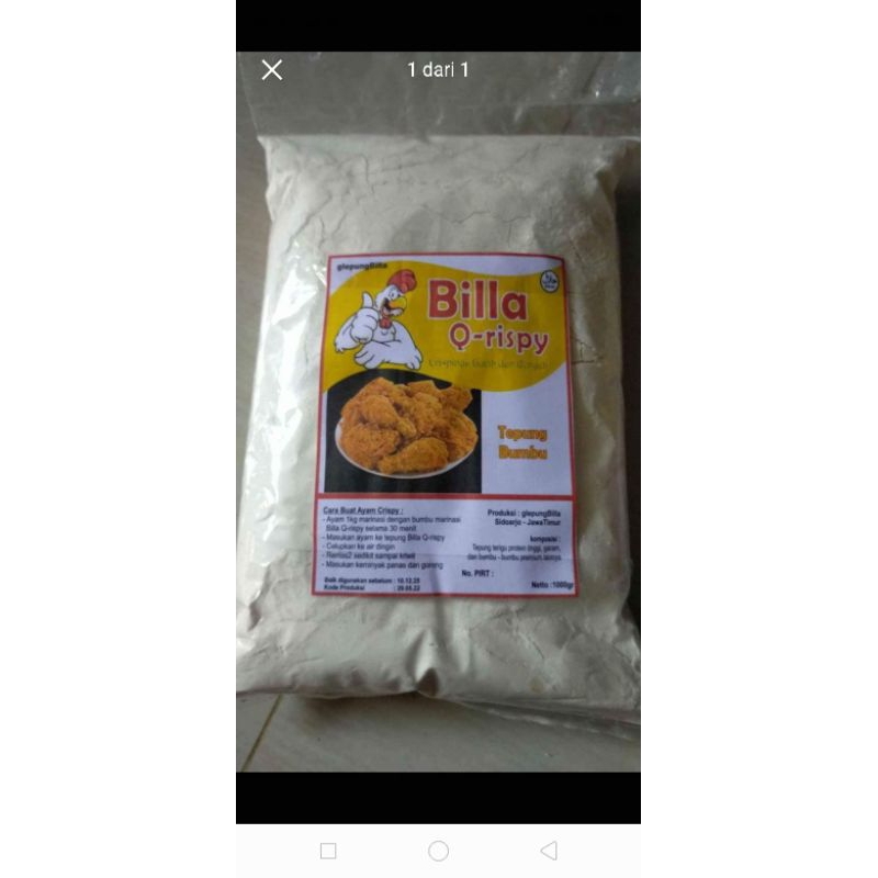 

Tepung Bumbu Billa Q-rispy