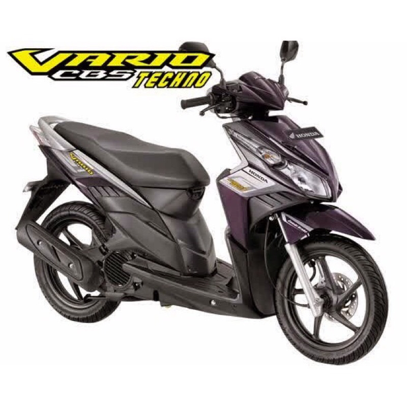 8010BKVBN50 Slebor Spakbor Belakang Rear Fender Vario Cbs 110 Techno Karbu ORI AHM