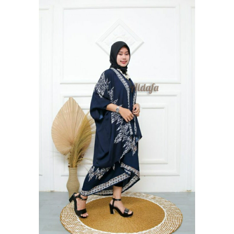 outfit KOndangan batik full sett dengan rok lilit