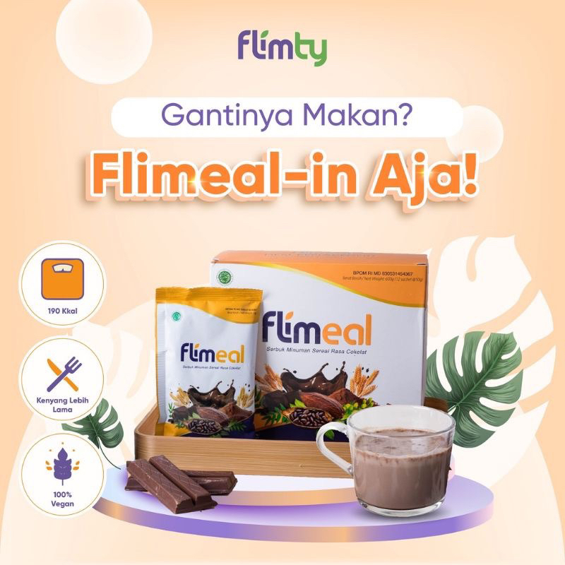 Flimeal by Flimty Minuman Sereal Coklat (PERSACHET)