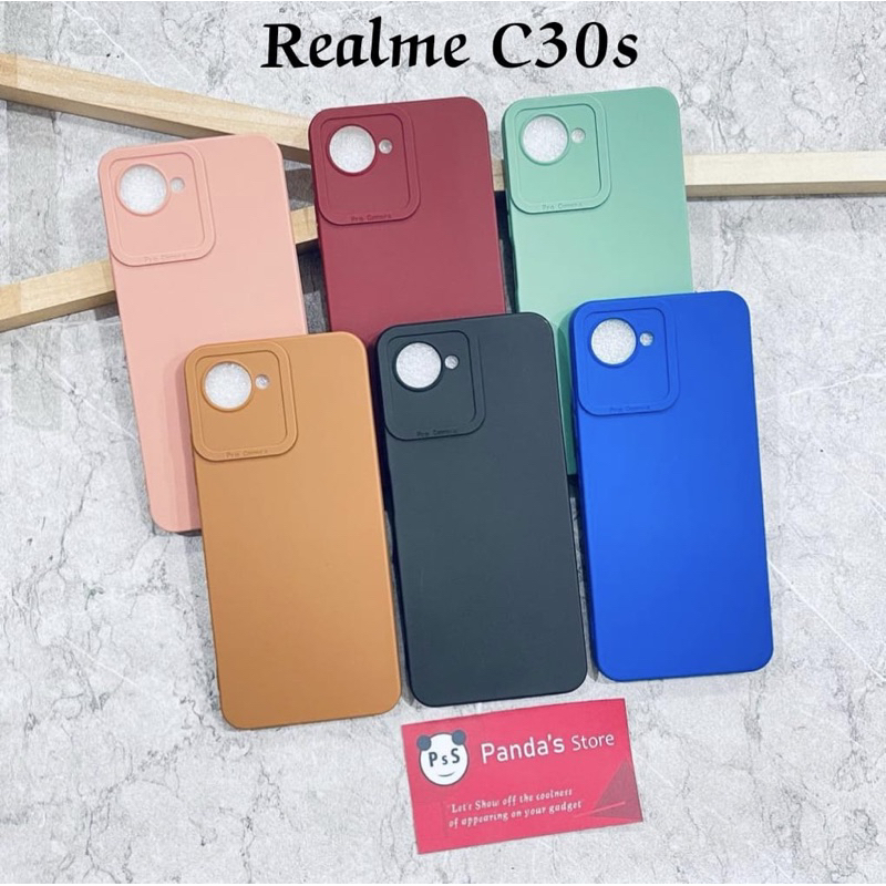 Softcase Pro Camera Realme C30s Real Candy Case Full Color 3D Silikon TPU