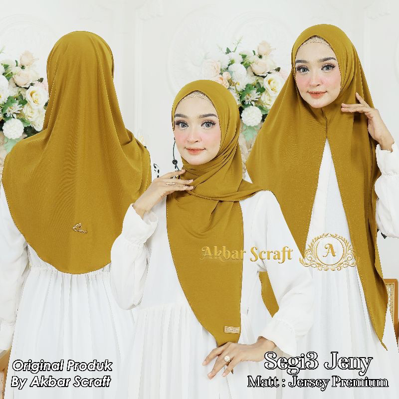 Segitiga oval instan non pet by akbar scarf & Farizzy Scarf