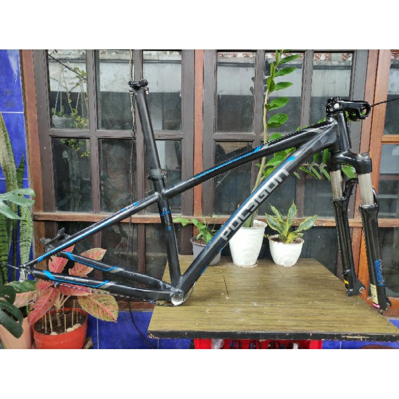 Frame Langka Polygon Siskiu 6 29er size S + Fork Suntour XCR COIL 29er