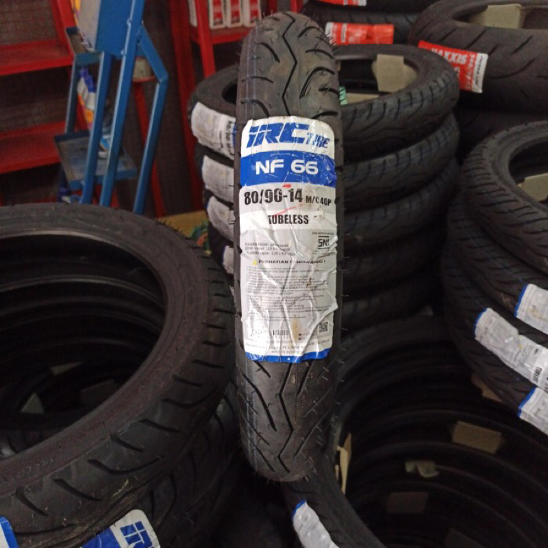 Ban IRC 80 90 ring14 NF 66 TUBLES BL Luar IRC 80 90 RING 14 NF66 TUBELESS