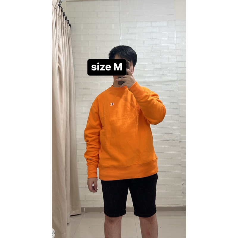 Champion Reverse Weave Crewneck (Kuning, Pink, Orange, Blue)