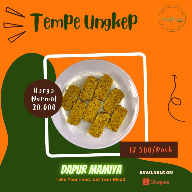 

Tempe Ungkep (Bumbu Kuning)