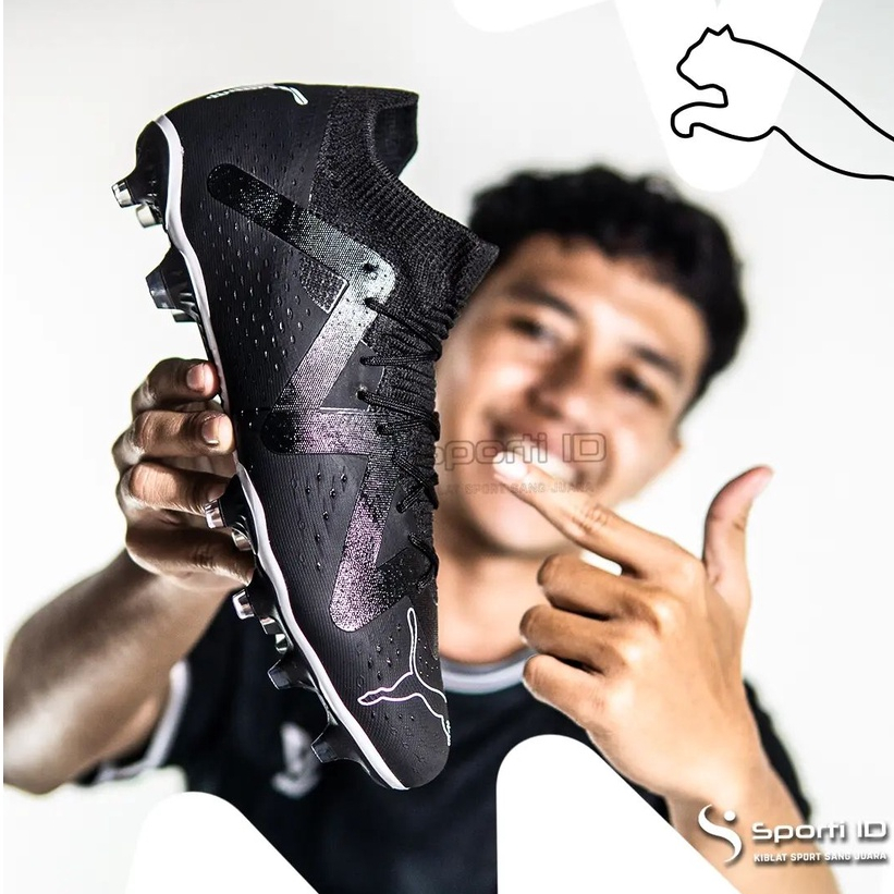 Sepatu Bola Puma Future Match FG/AG - Puma Black 107180-02 Original