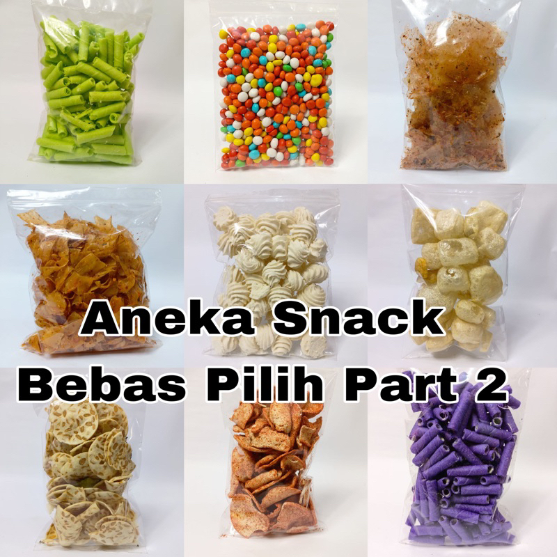 

Aneka Snack Bebas Pilih Part 2 (Vika Snack)