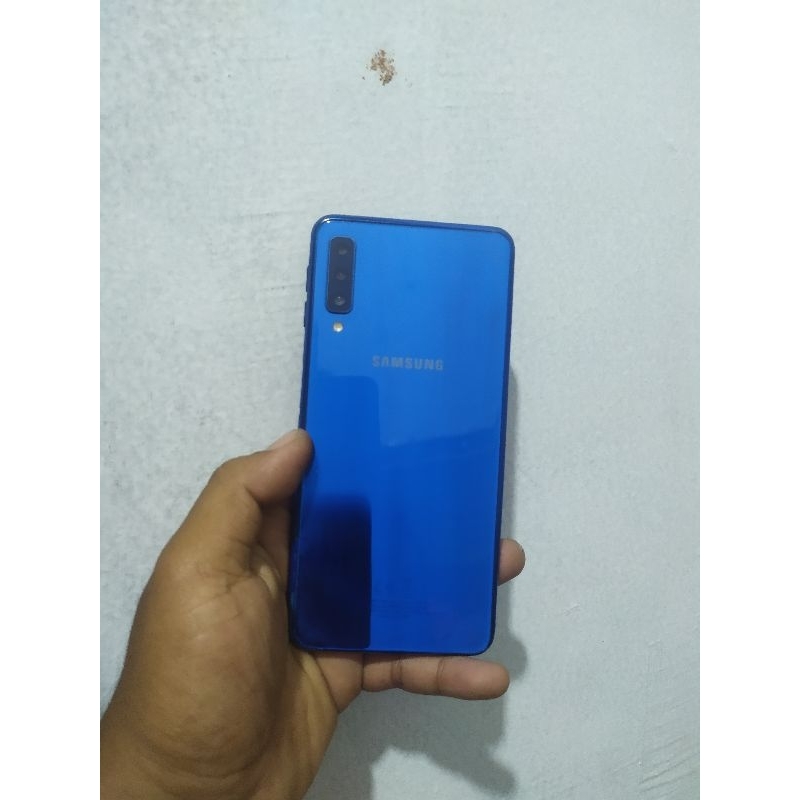 unit mesin normal samsung A7 2018  Internal 128GB minus LCD