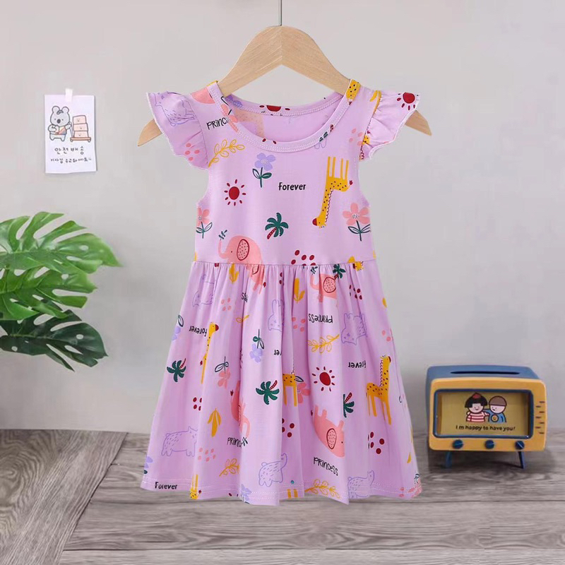 DRESS PREMIUM ANAK IMPORT 1-9 TAHUN | DST002 | DASTER ANAK IMPOR | PIYAMA ORGANIK ANAK