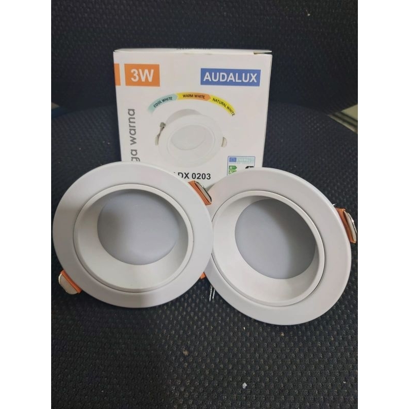 Downlight 3Watt 3Warna 3 W 3 Watt AUDALUX