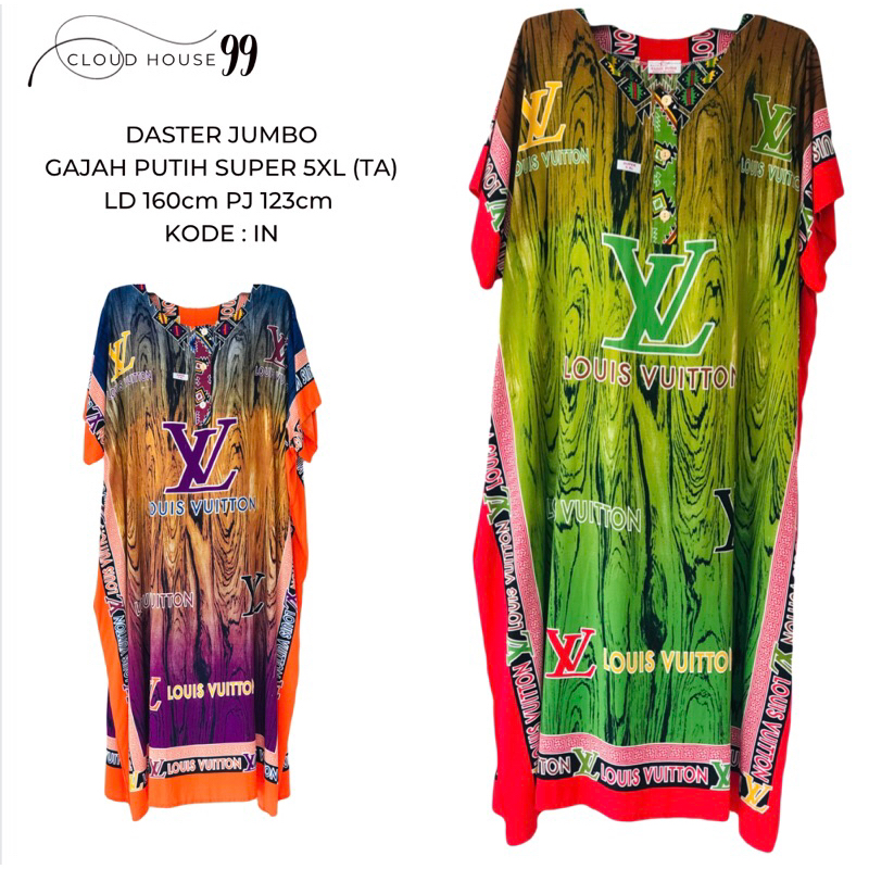 Gajah putih | Daster batik super jumbo 5XL LD 160cm | Bigsize dress