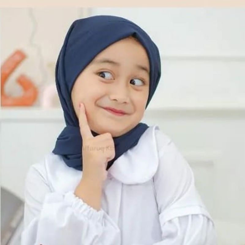 Jilbab/hijab pashmina instant inner anak 1-10 thun baydol armani