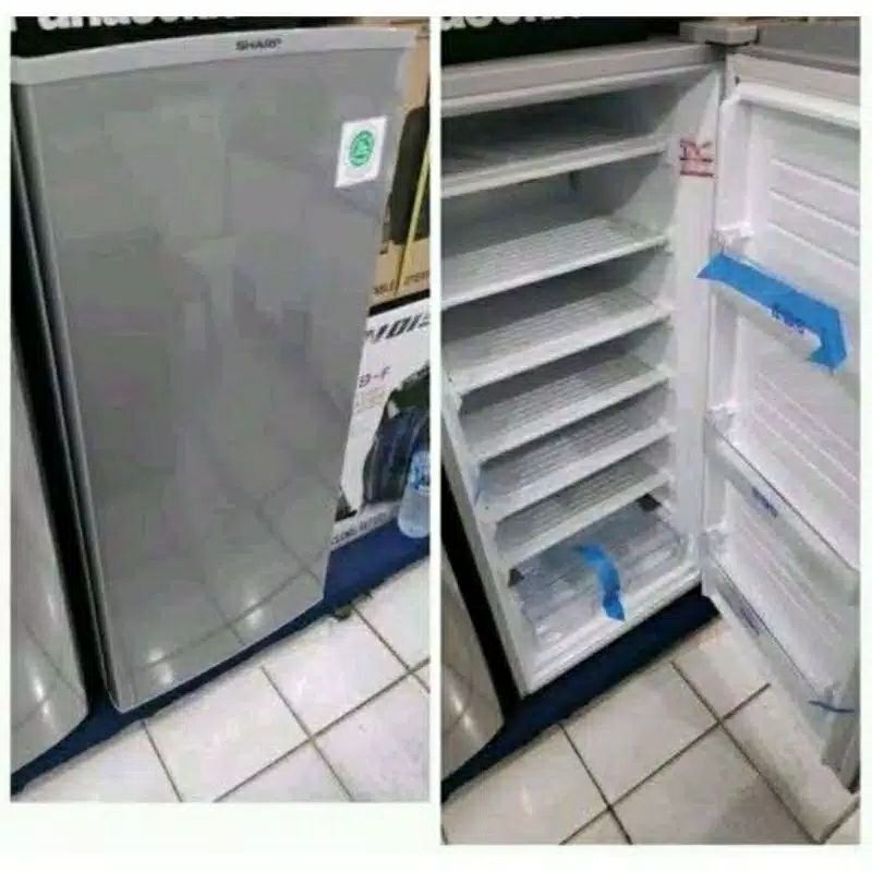 Sharp Kulkas Freezer, Kulkas Khusus Es 6rak type FJ-M 189N SS, garansi resmi