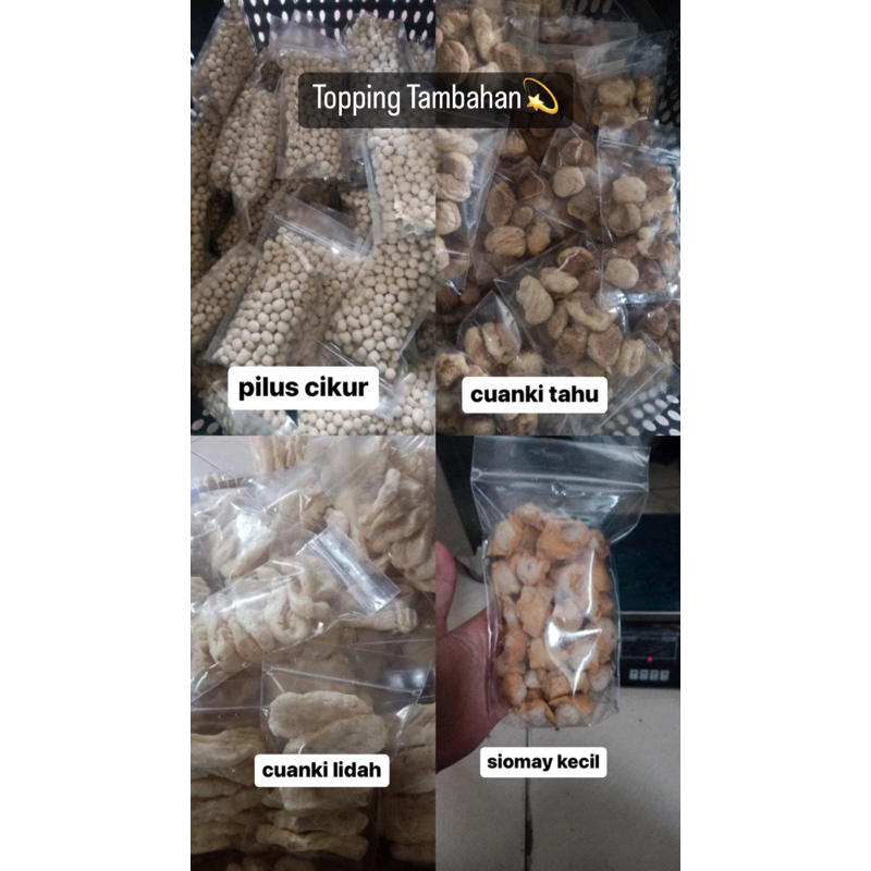 

TOPPING BASO ACI & SEBLAK