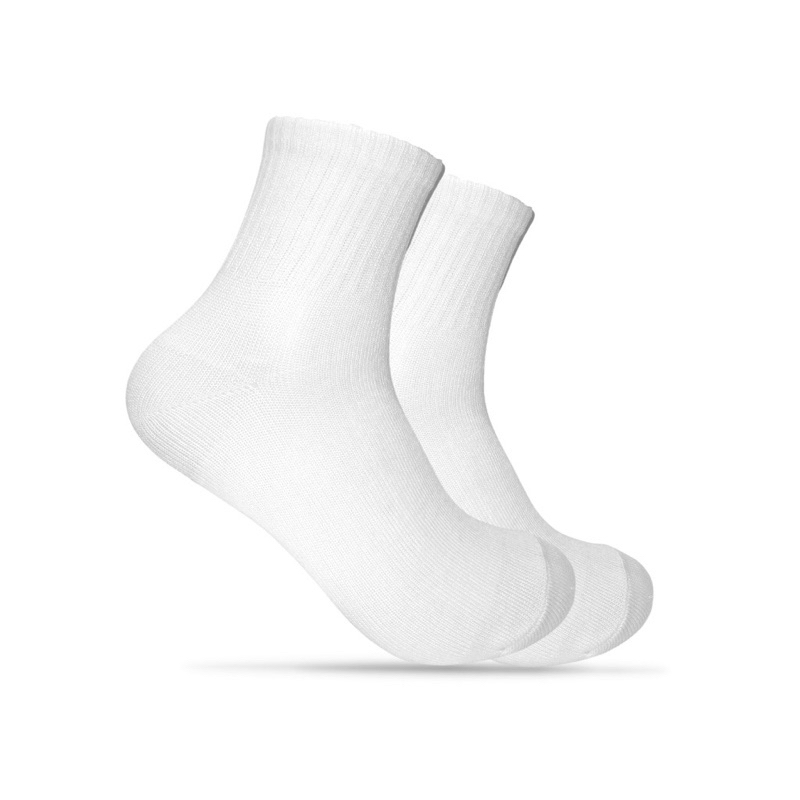 kaos kaki semata kaki putih polos | kaos kaki basic old school putih polos