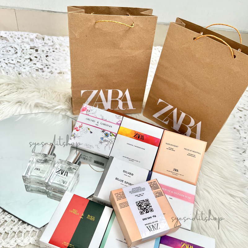 ZARA PARFUM 2in1 (1 box isi 2pcs) - 30ml x 2pcs (FREE PAPERBAG)