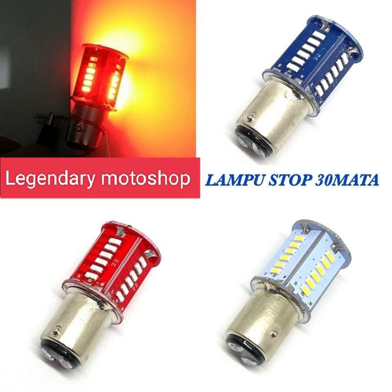 Lampu stop rem belakang 30led running STOPLAMP BELAKANG 30MATA RUNNING UNIVERSAL