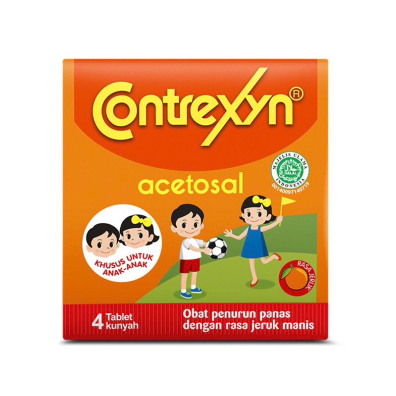 Contrexyn (1box@25Strip)Penurun demam / nyeri pada Anak