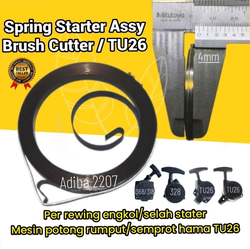 Per selah engkolan rewind spring starter mesin potong rumput/mesin semprot hama TU26