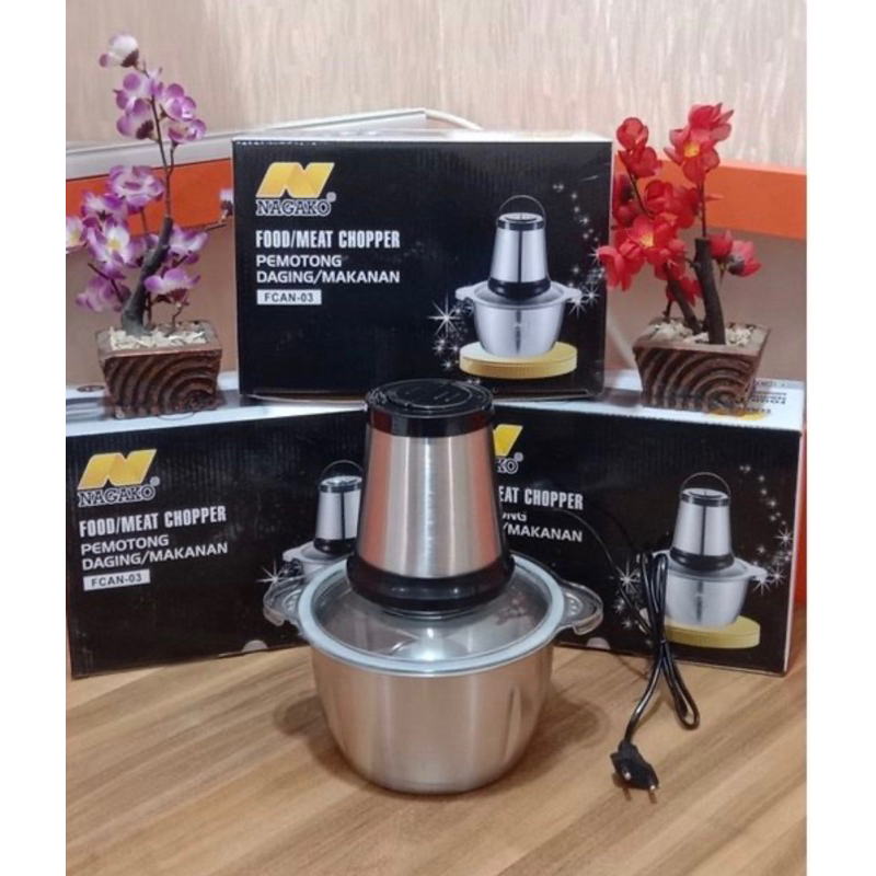 Food Chopper Penggiling Daging Electric Chopper GSF-3802 GSF 3802