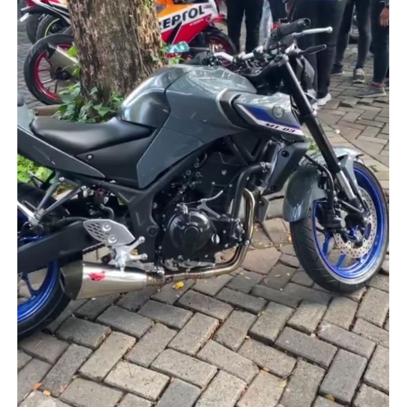 Yamaha MT25 / R25 — Header Underbelly · Silver — foto 5
