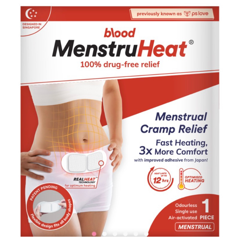 Blood / PS Love BackHeat/NeckHeat/MenstruHeat Isi 1 Pcs | Koyo Pereda Nyeri Punggung, Leher, Haid