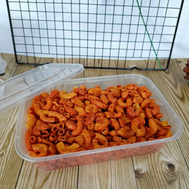 

Makaroni Bantet Seuhah box/Makaroni kerang spiral pipa Xtra pedas