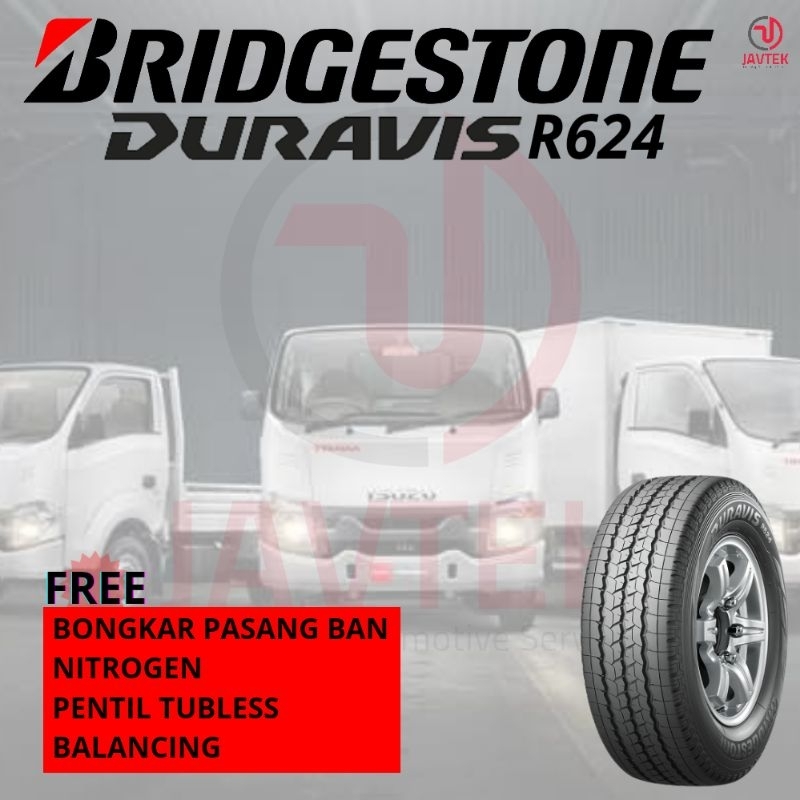 Ban mobil Bridgestone Duravis R624 165 R13 8PR Ban Mobil Grand Max Carry 165R13 8 PR Ban mobil ring 13 Ban mobil R13 Ban bridgestone ring 13 Ban bridgestone r13