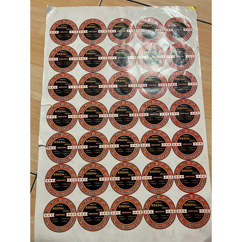 

sticker cromo / vynil