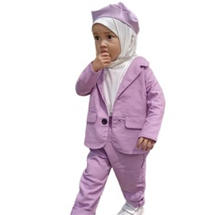 Zahra Setelan Anak Perempuan Polly Blazer Bahan Katun | Pakaian Anak Terlaris Umur 1 - 7 Tahun