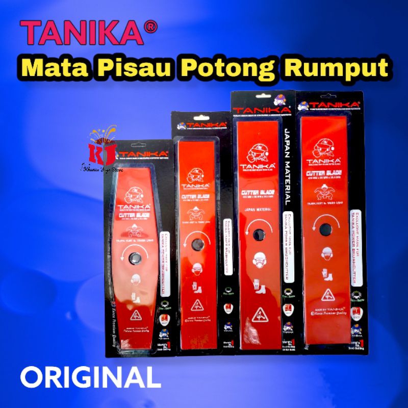 Mata Pisau Mesin Potong Rumput TANIKA Ori - Pisau Pemangkas Rumput Cutter Blade Tanika